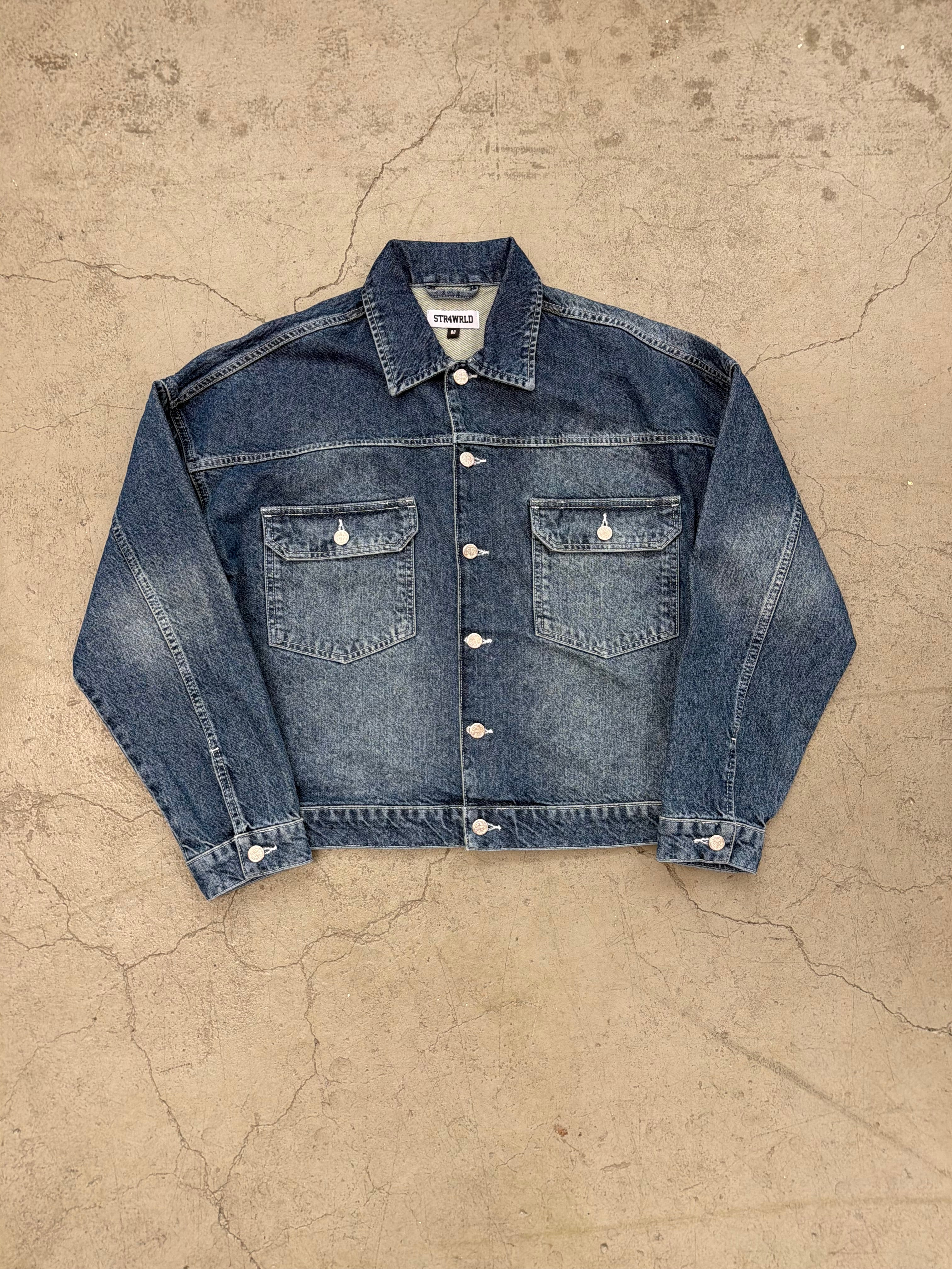 Acid Washed Denim Jacket