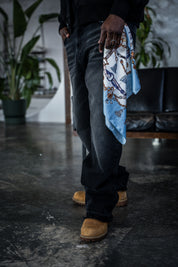 Black Washed Denim