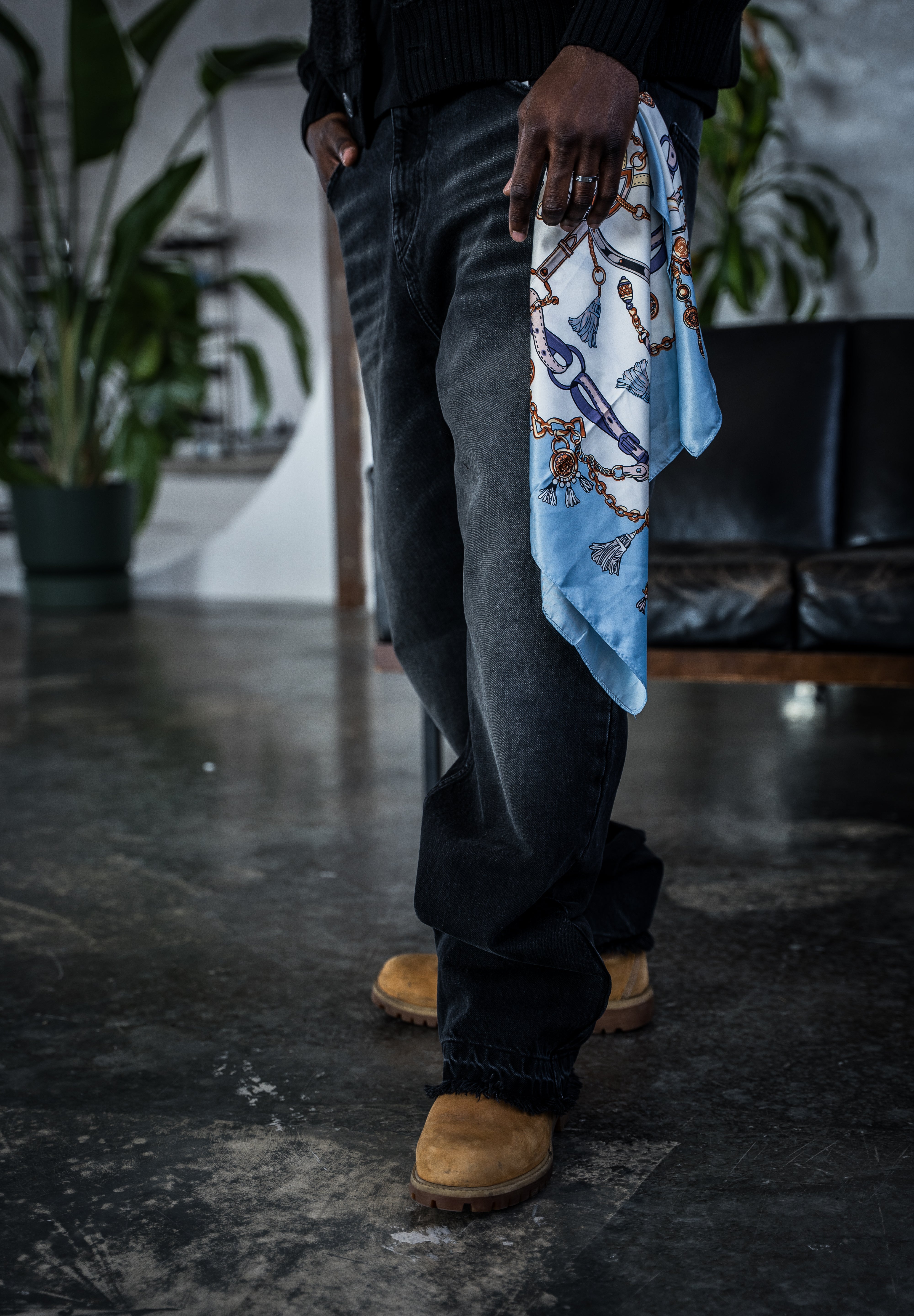 Black Washed Denim
