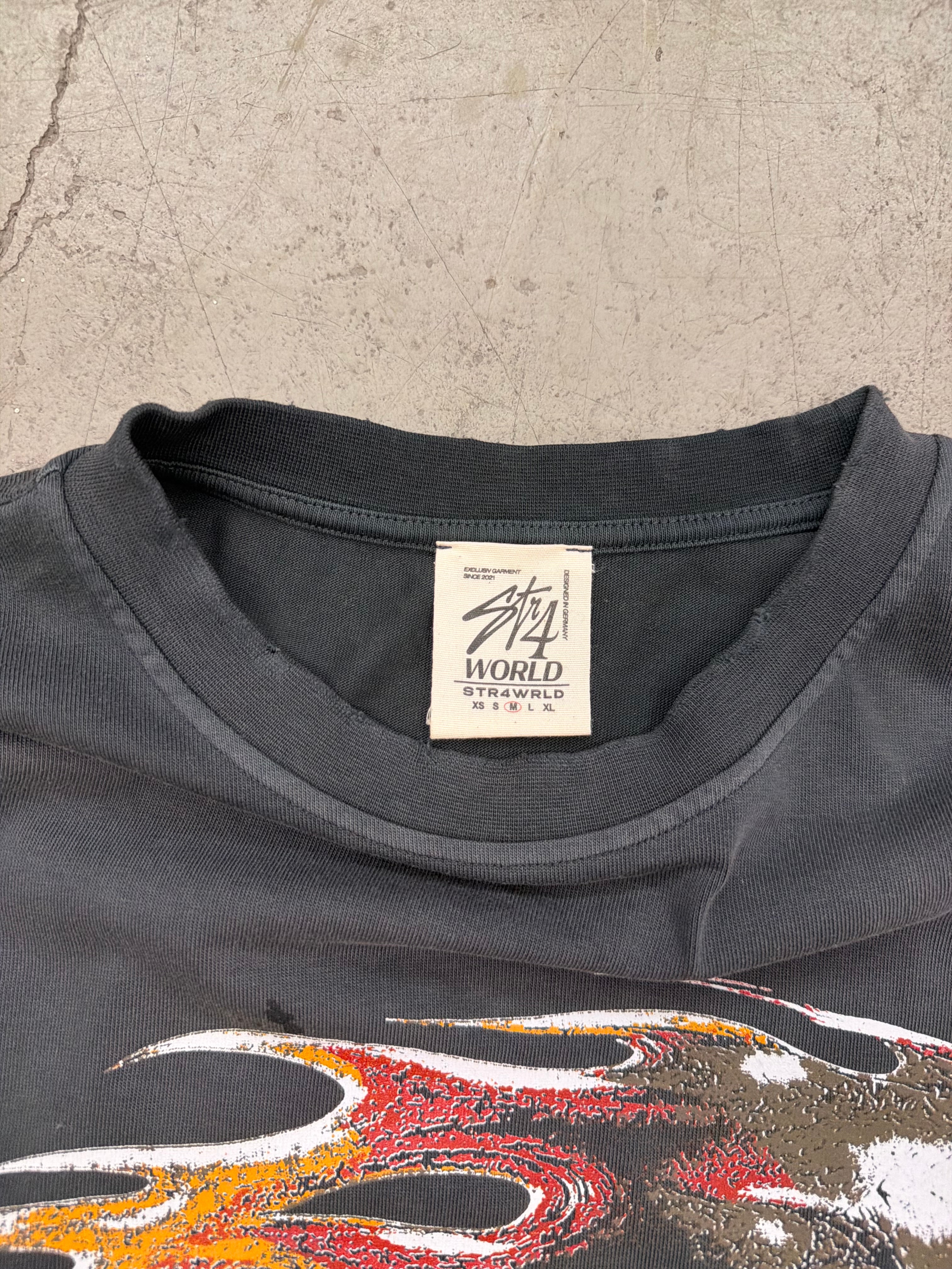 Flaming Skull Longsleeve