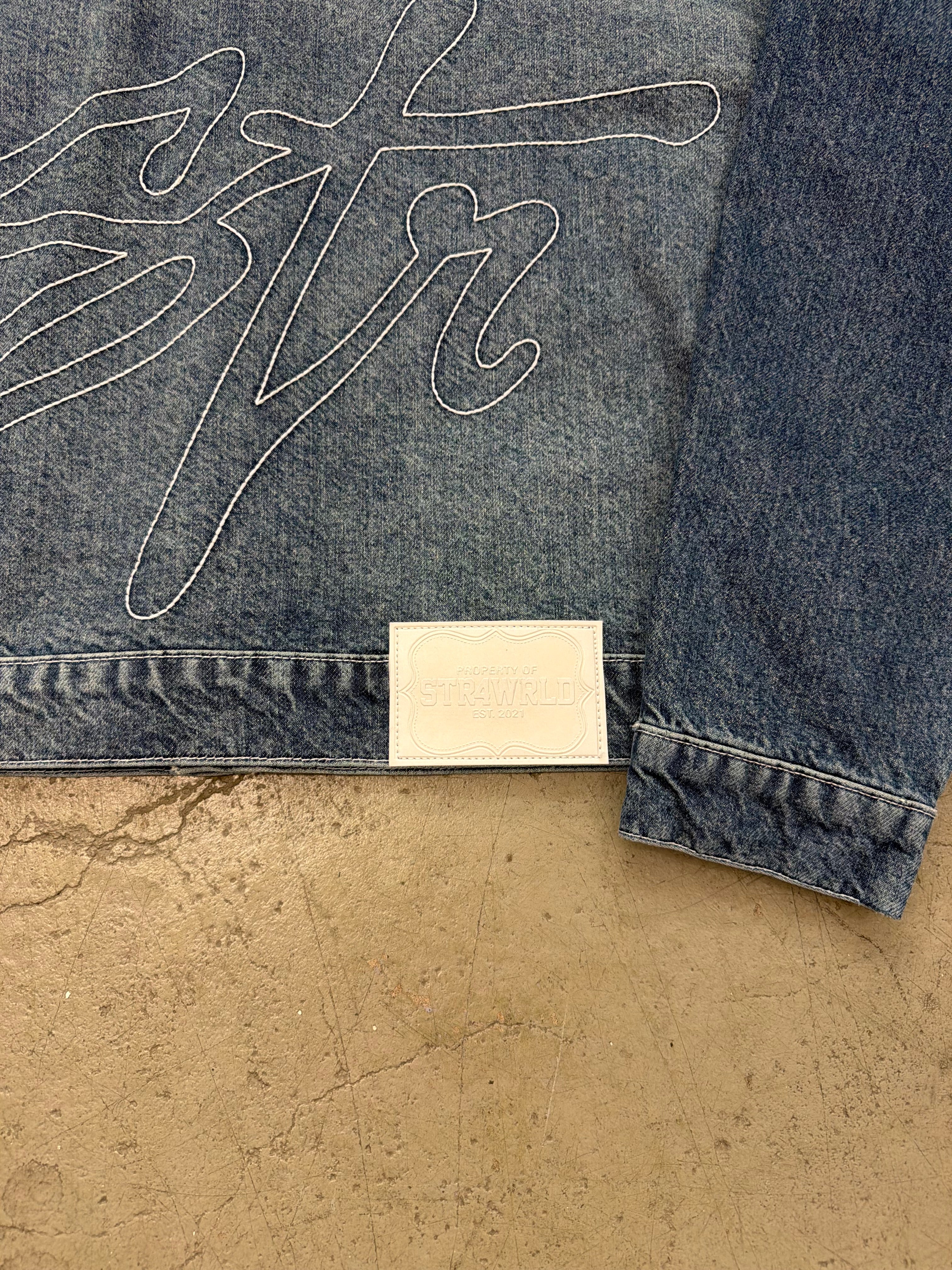 Acid Washed Denim Jacket