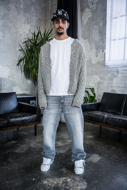 Grey Washed Denim