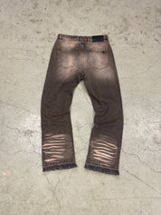 Brown Washed Denim