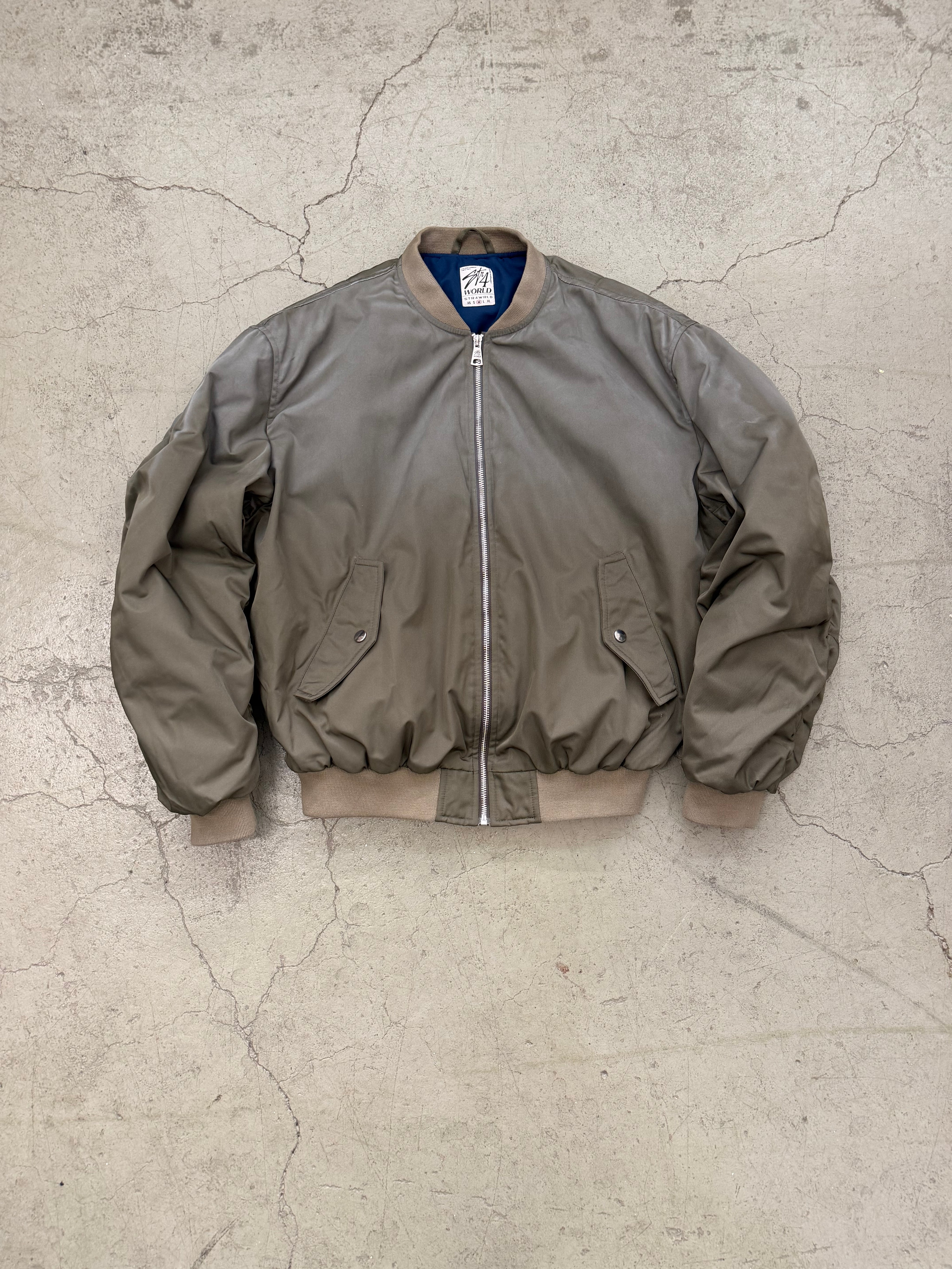 Olive Bomber Jacket