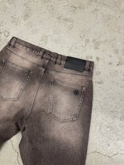 Brown Washed Denim