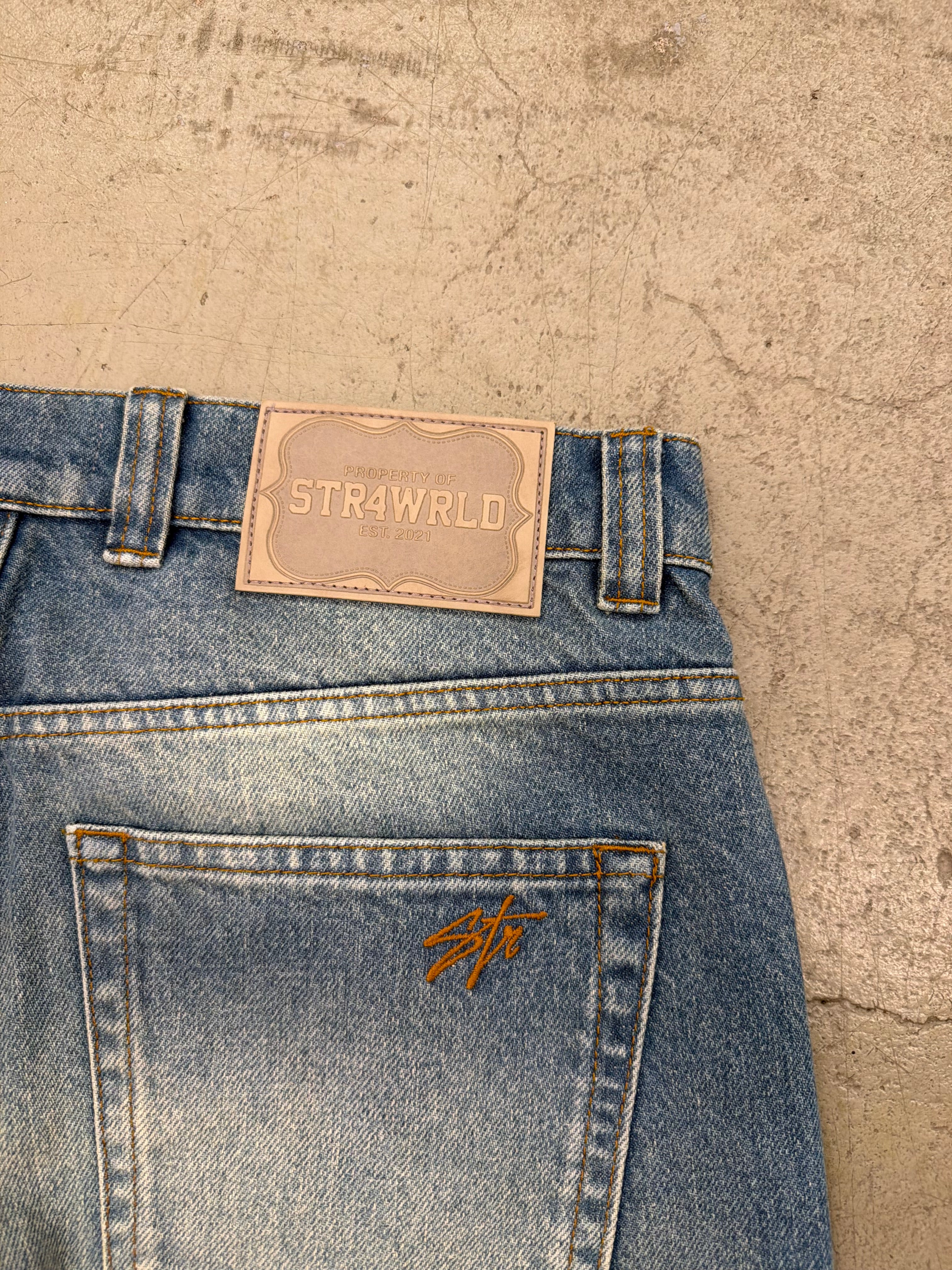 Yellow Washed Denim