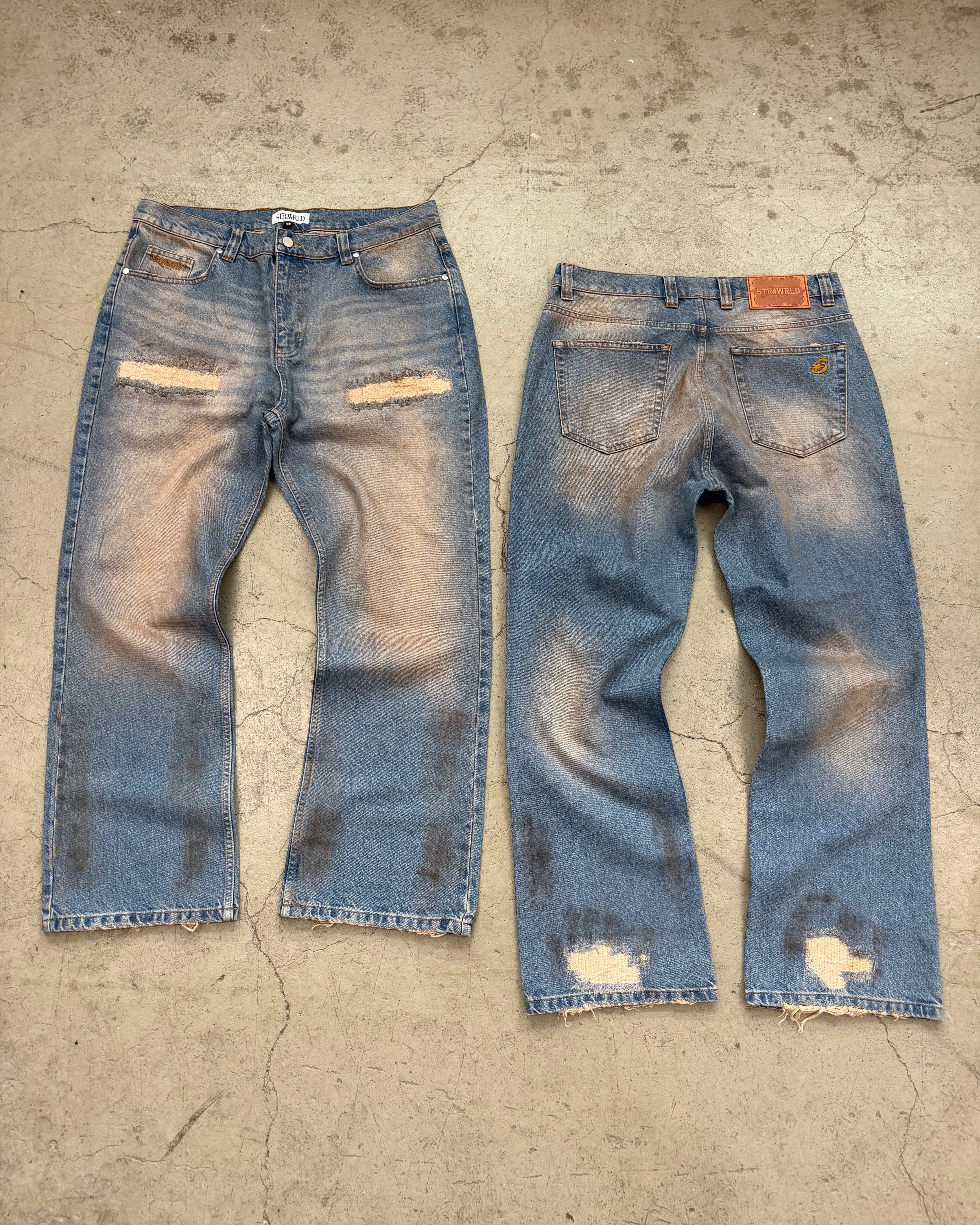 Chopper Ripped Denim