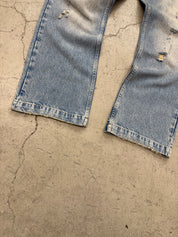 Vintage Washed Blue Denim