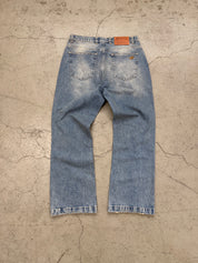 Vintage Washed Blue Denim