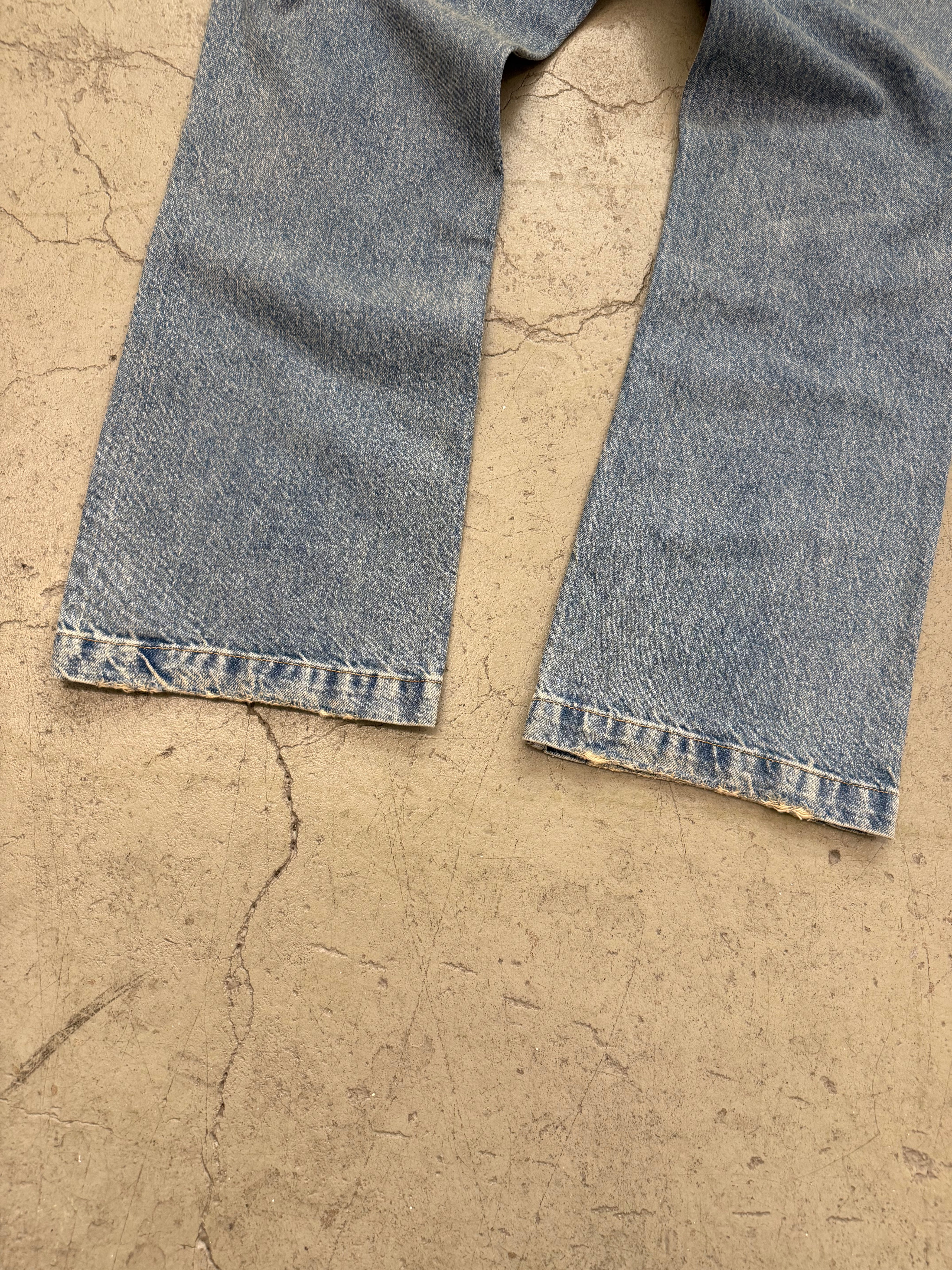 Vintage Washed Blue Denim